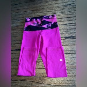 Cropped pink, Lululemon leggings